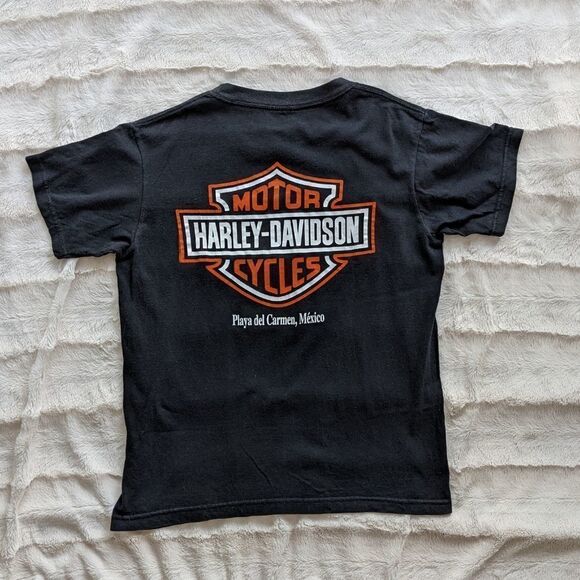 Harley Davidson Playa del Carmen black tshirt Medium @X - Picture 2 of 6